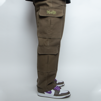 Heavy-weight Canvas Cargos - Olive