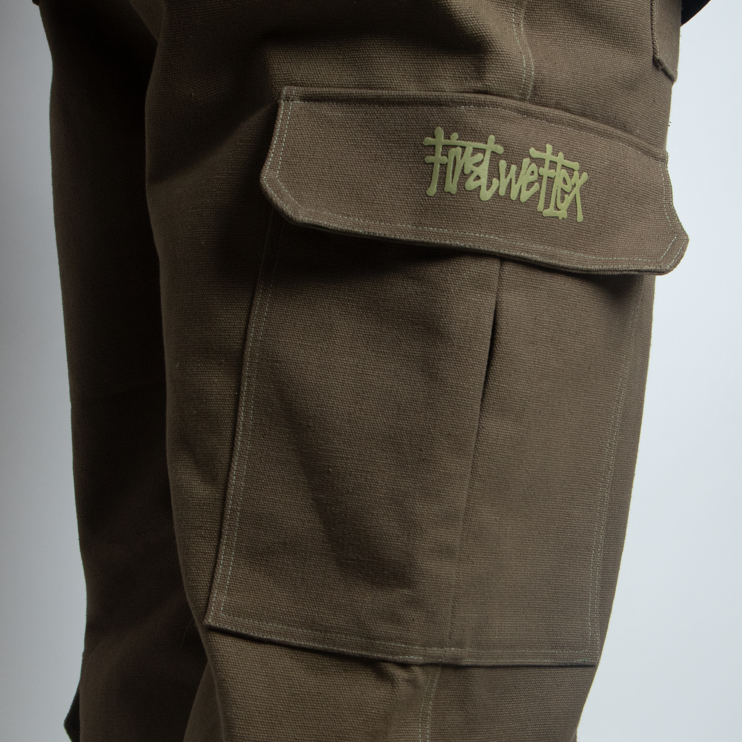 Heavy-weight Canvas Cargos - Olive