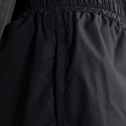 Polyester Baggy Parachute Pants - Dark Grey